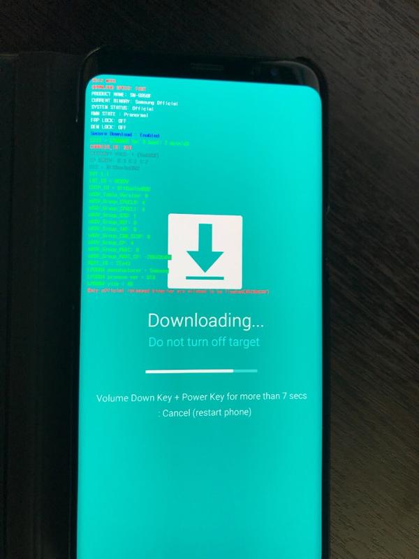 Прошивка TWRP на Samsung s8 - 1