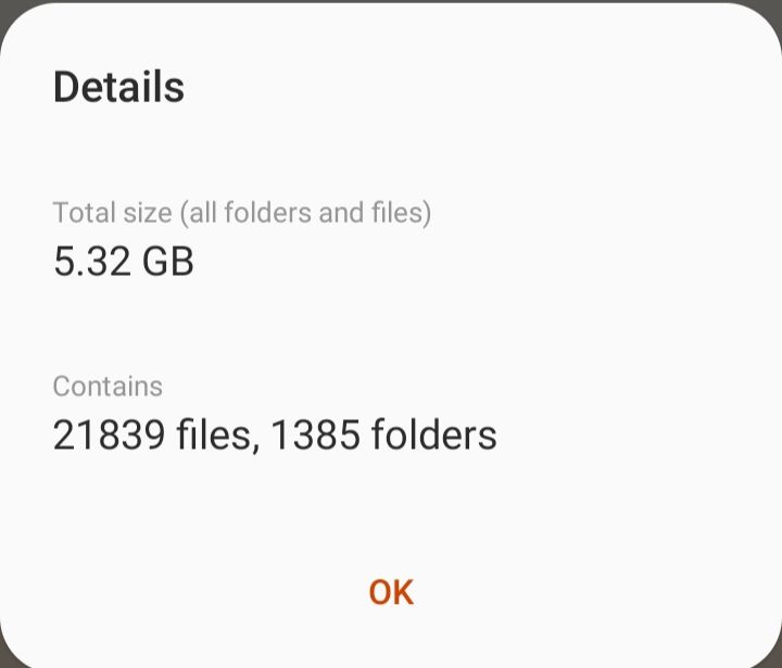 Android Galaxy S8 - куда подевались 59.6Gb Никак не могу найти эти Другие файлы - 1