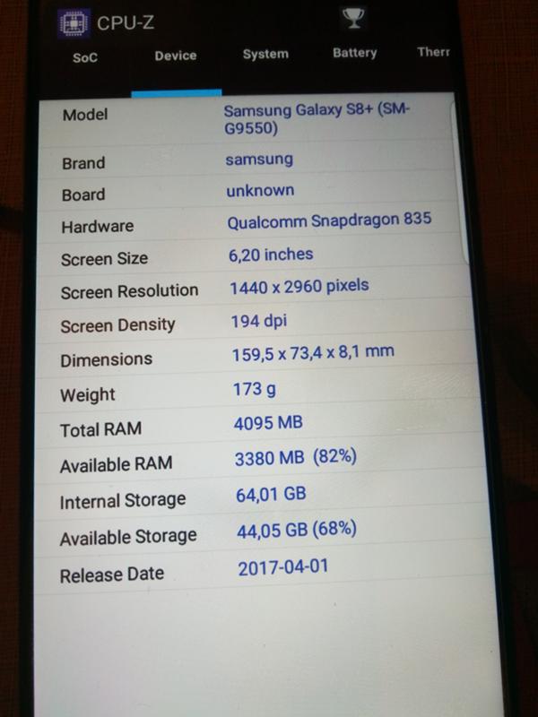 Samsung Galaxy S8 plus подделка или нет - 1